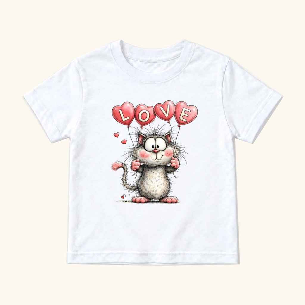 Cat Love — garment mockup or size chart