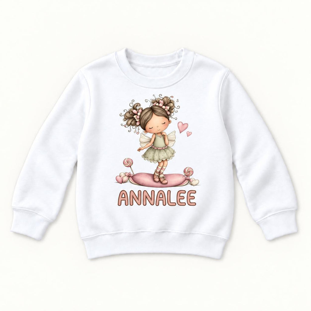 Personalized Fairy Girl — garment mockup or size chart