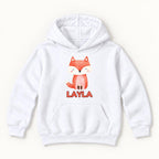 Personalized Cute Fox — garment mockup or size chart