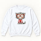 Cat Heart Glasses — garment mockup or size chart