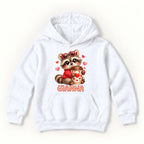 Personalized Raccoon Coffee — garment mockup or size chart