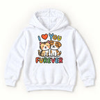I Love You Furever — garment mockup or size chart