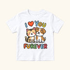 I Love You Furever — garment mockup or size chart