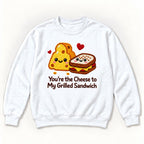 You’re the Cheese to My Grilled Sandwich — garment mockup or size chart