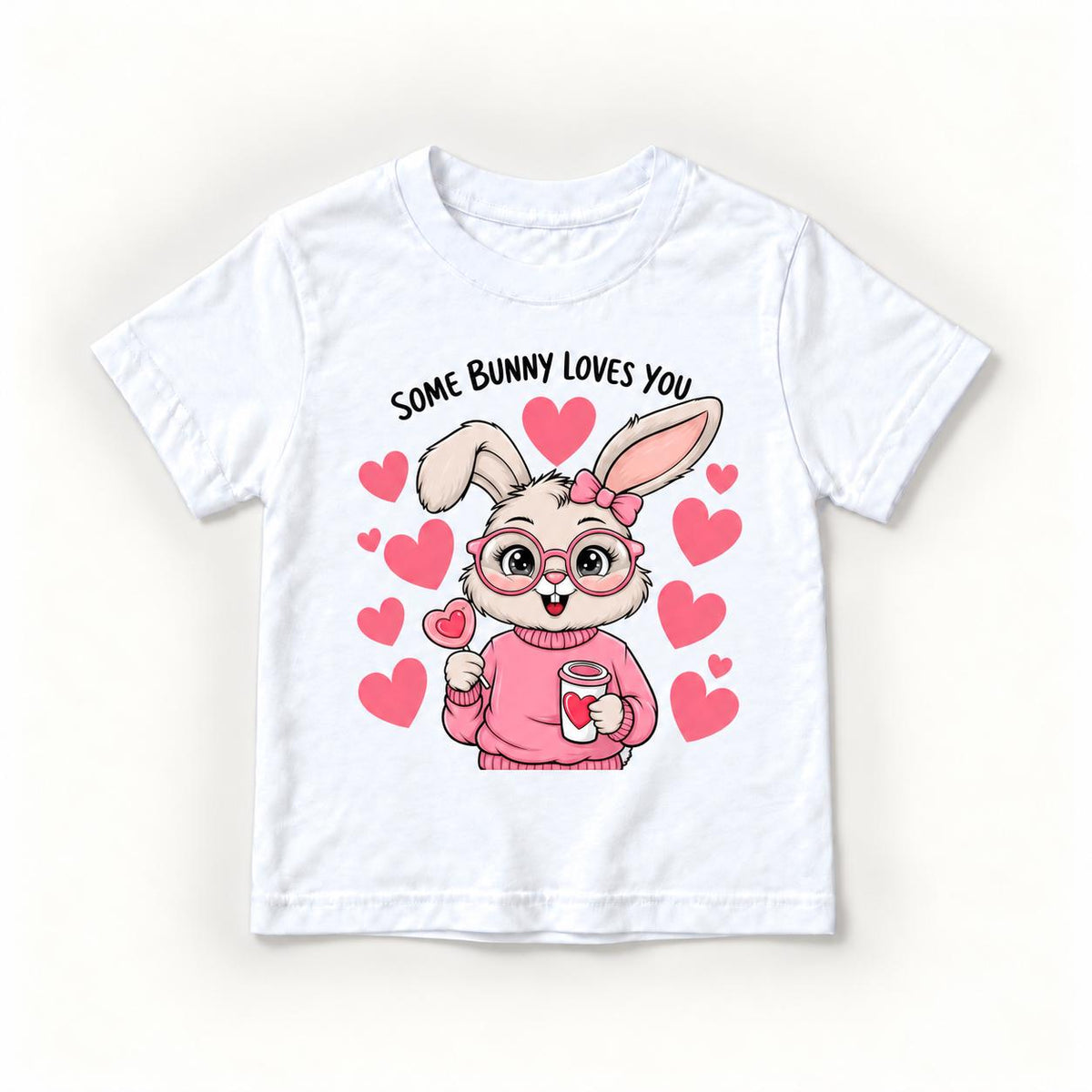 Some Bunny Loves You — garment mockup or size chart