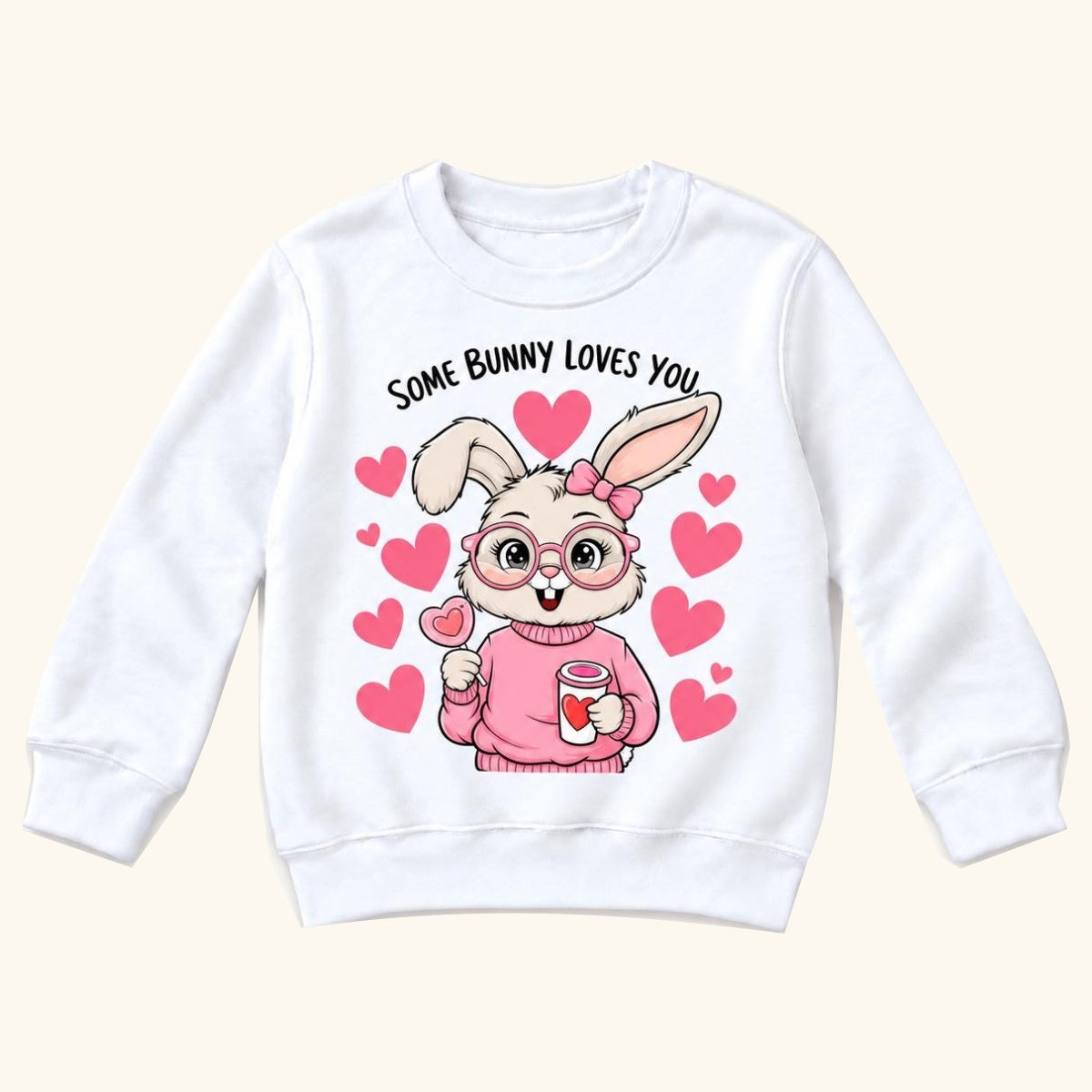 Some Bunny Loves You — garment mockup or size chart