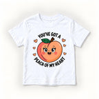 You’ve Got a Peach of My Heart — garment mockup or size chart