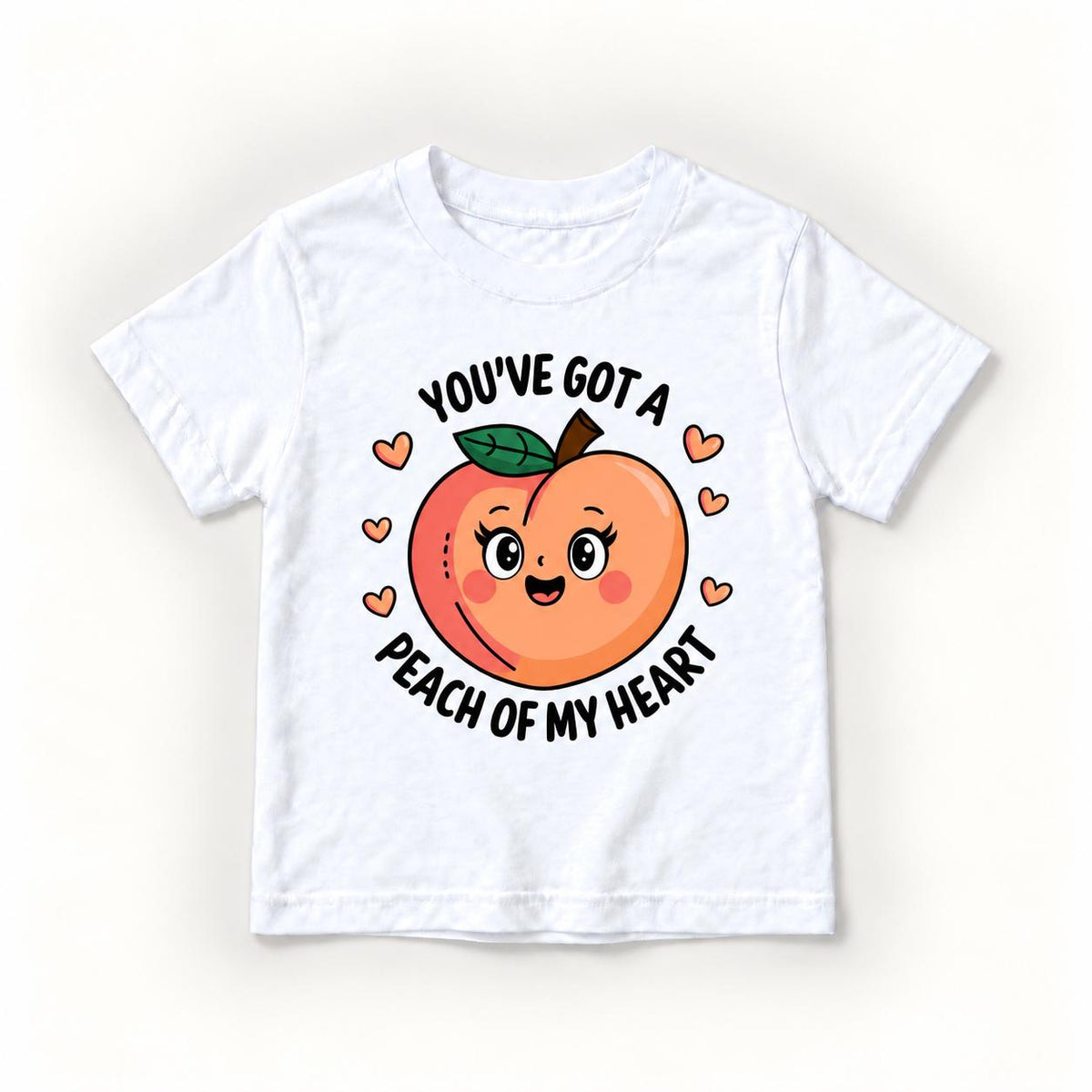 You’ve Got a Peach of My Heart — garment mockup or size chart
