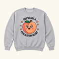 You’ve Got a Peach of My Heart — garment mockup or size chart