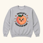You’ve Got a Peach of My Heart — garment mockup or size chart