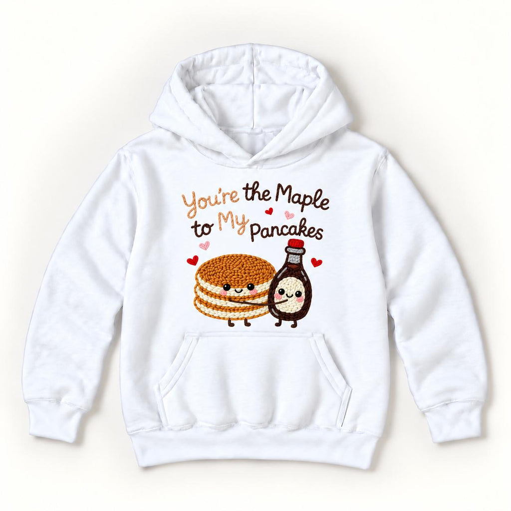 You’re the Maple to My Pancakes — garment mockup or size chart