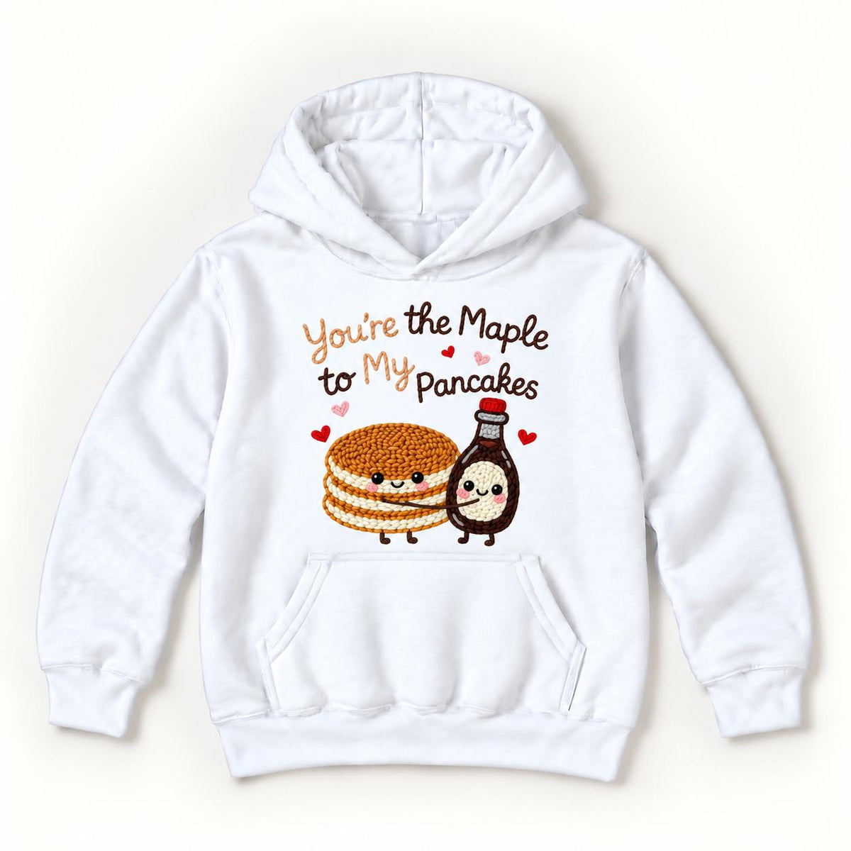 You’re the Maple to My Pancakes — garment mockup or size chart