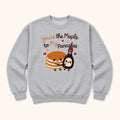 You’re the Maple to My Pancakes — garment mockup or size chart