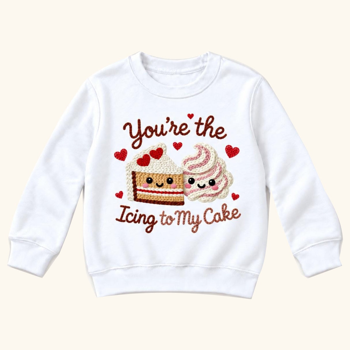 You’re the Icing to My Cake — garment mockup or size chart