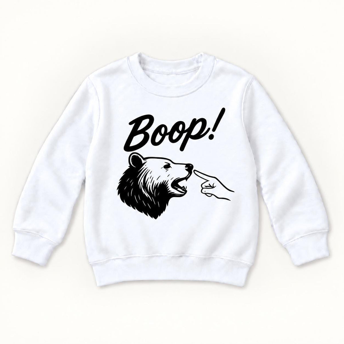 Boop Bear — garment mockup or size chart