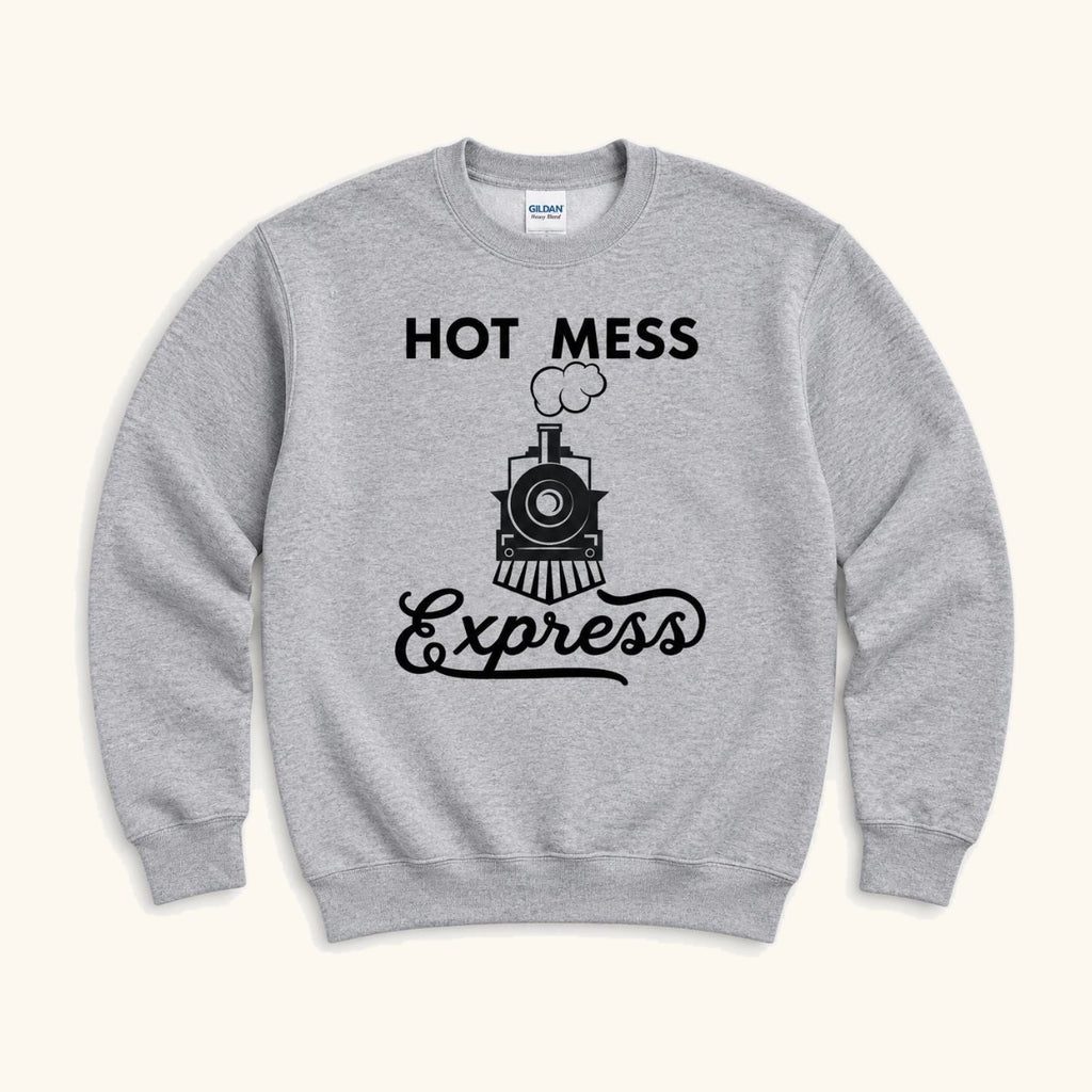 Hot Mess Express — garment mockup or size chart