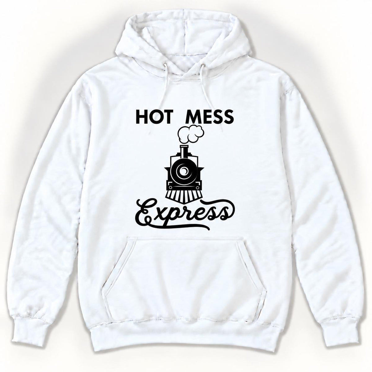 Hot Mess Express — garment mockup or size chart