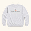 Resting Peach Face — garment mockup or size chart