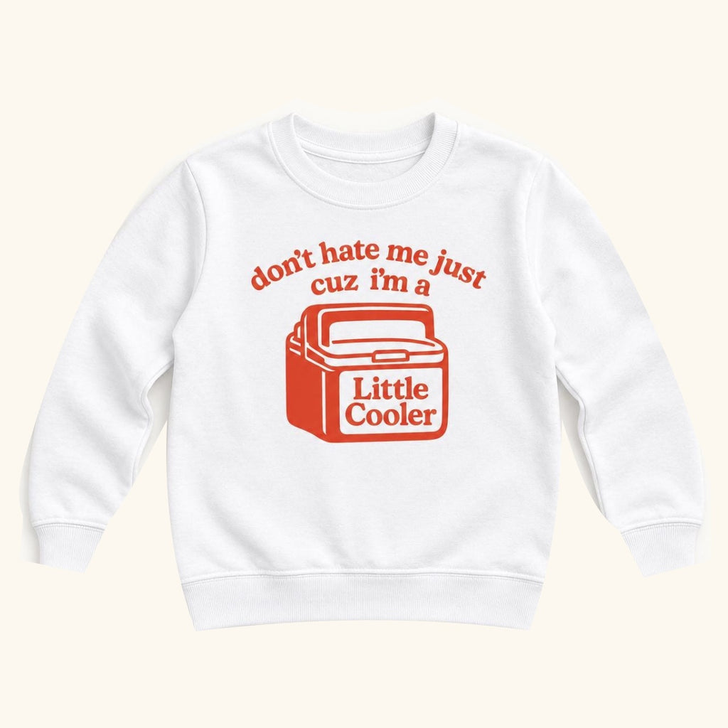 Little Cooler — garment mockup or size chart