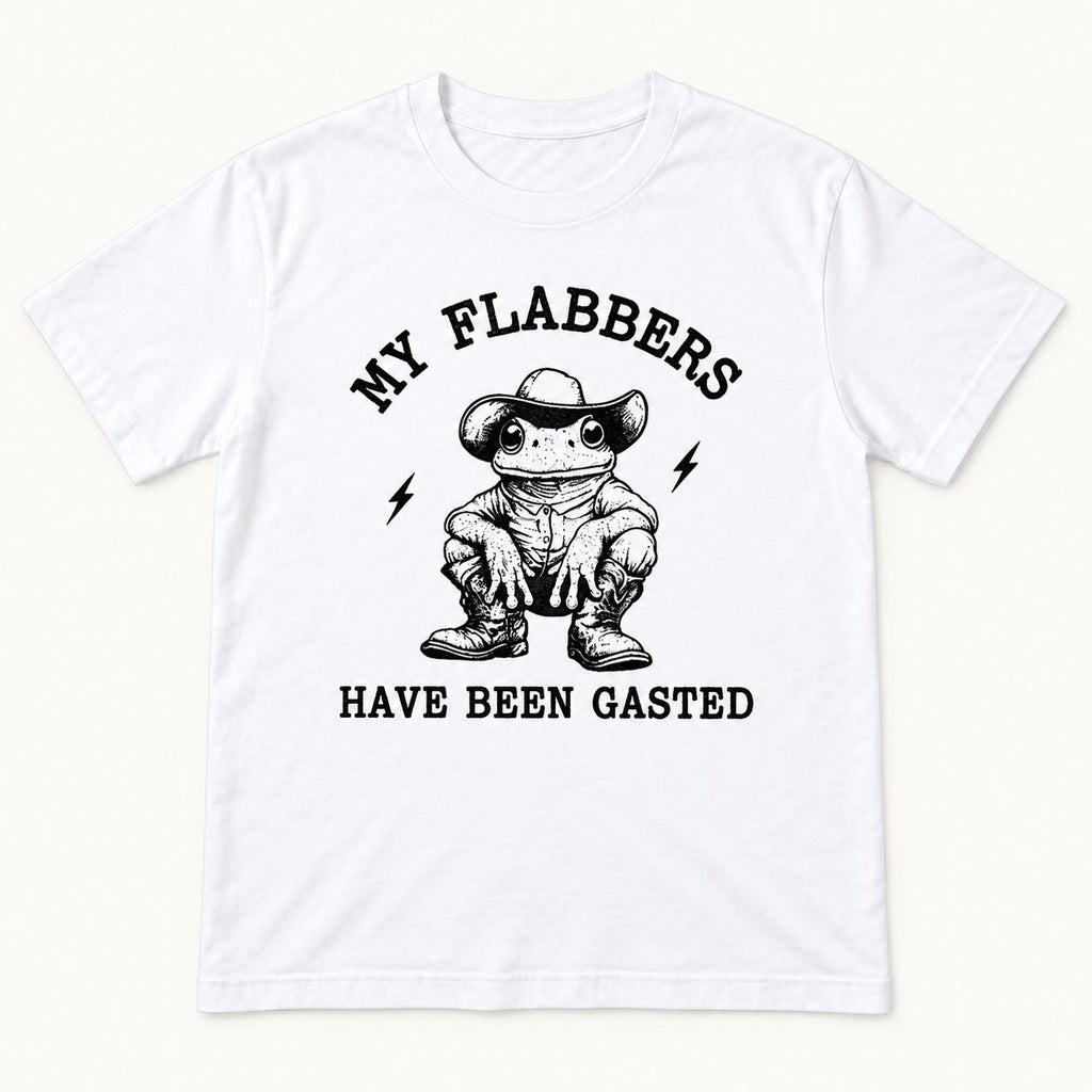 My Flabbers Have Been Gasted — garment mockup or size chart
