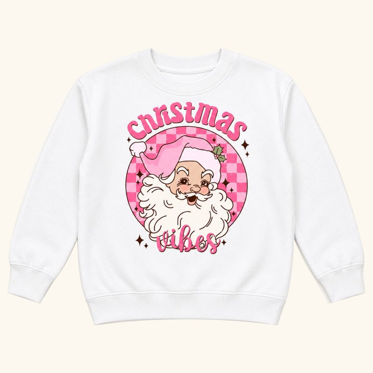 Christmas Vibes — garment mockup or size chart