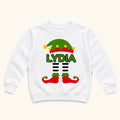 Personalized Elf Name — garment mockup or size chart
