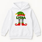 Personalized Elf Name — garment mockup or size chart