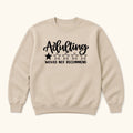 Adulting Would Not Recommend — garment mockup or size chart