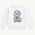 Merry Christmas Grumpy Cat — garment mockup or size chart