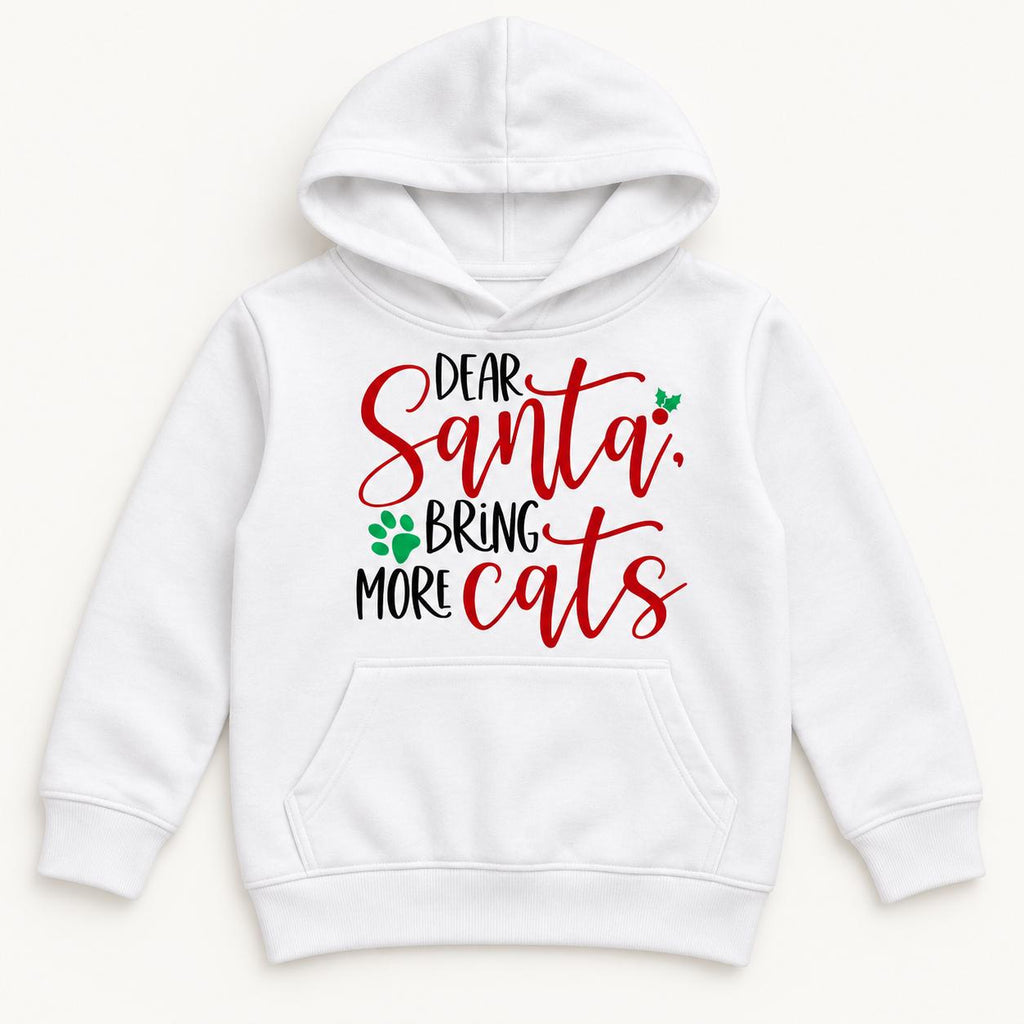 Dear Santa Bring More Cats — garment mockup or size chart