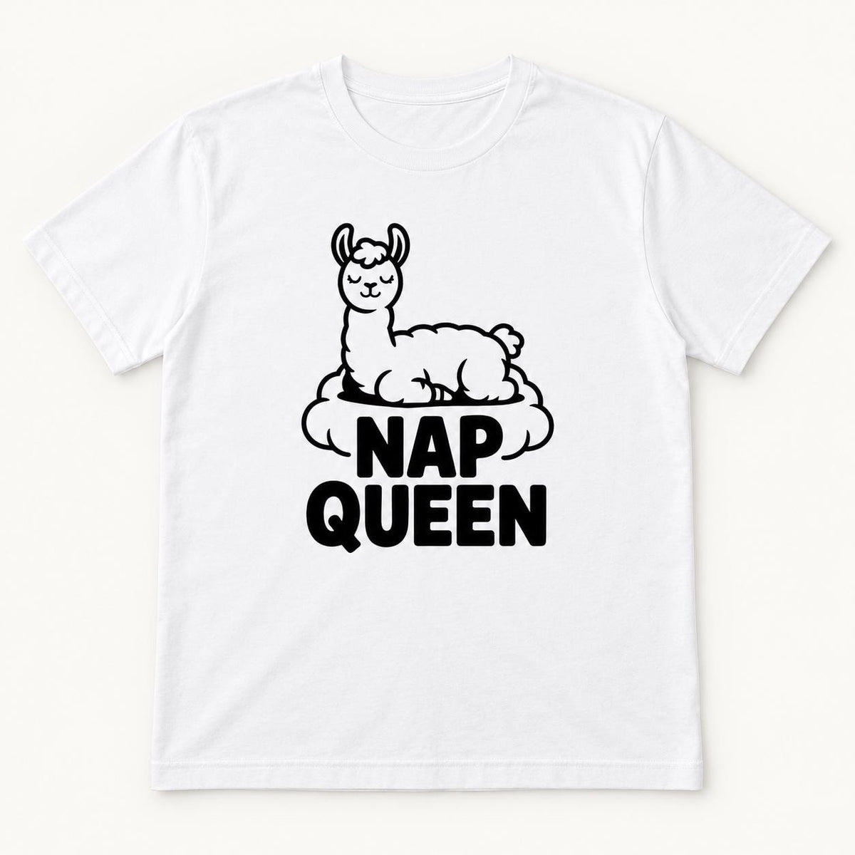 Nap Queen — garment mockup or size chart