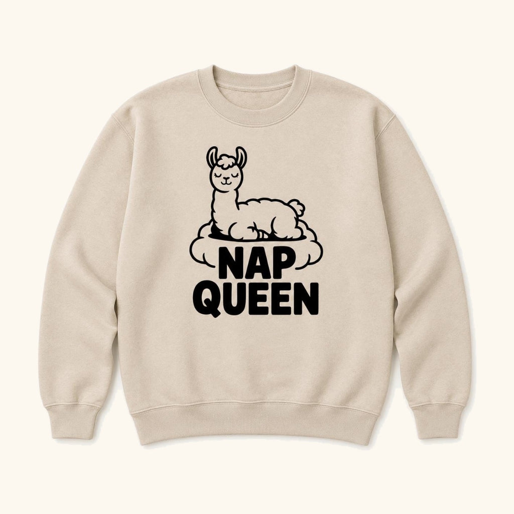 Nap Queen — garment mockup or size chart