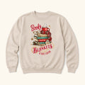 Books Blankets and Hot Cocoa — garment mockup or size chart