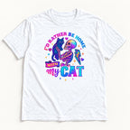 Rather Be Home With My Cat — garment mockup or size chart
