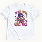 I'm Not Mean I'm Spicy Nice — garment mockup or size chart
