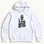 Never Better Skeleton — garment mockup or size chart