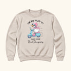 Bad Decisions Goose — garment mockup or size chart