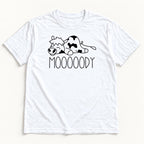 MOOOOODY Cow — garment mockup or size chart