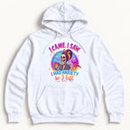 I Came I Saw I Had Anxiety So I Left — garment mockup or size chart