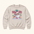 Bubble Gum Santa — garment mockup or size chart