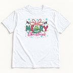 Merry Christmas Bow — garment mockup or size chart