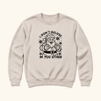 I Don't Believe In You Either Santa — garment mockup or size chart