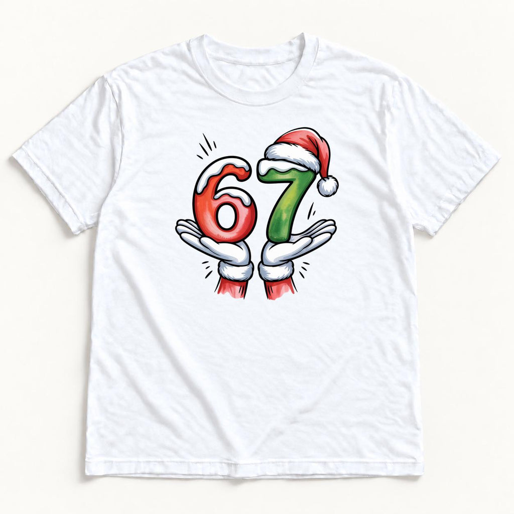 67 Six Seven Christmas Santa — garment mockup or size chart