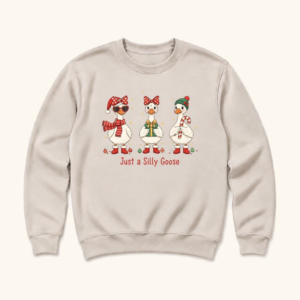 Just a Silly Goose — garment mockup or size chart
