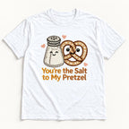 You’re the Salt to My Pretzel — garment mockup or size chart