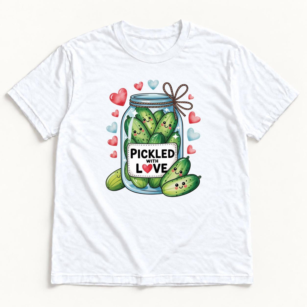 Pickled With Love — garment mockup or size chart