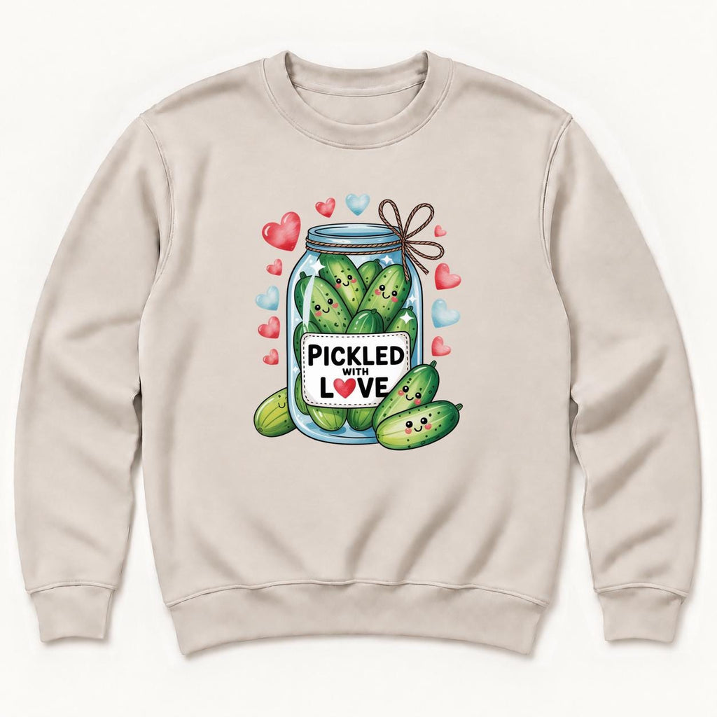 Pickled With Love — garment mockup or size chart