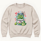 Pickled With Love — garment mockup or size chart
