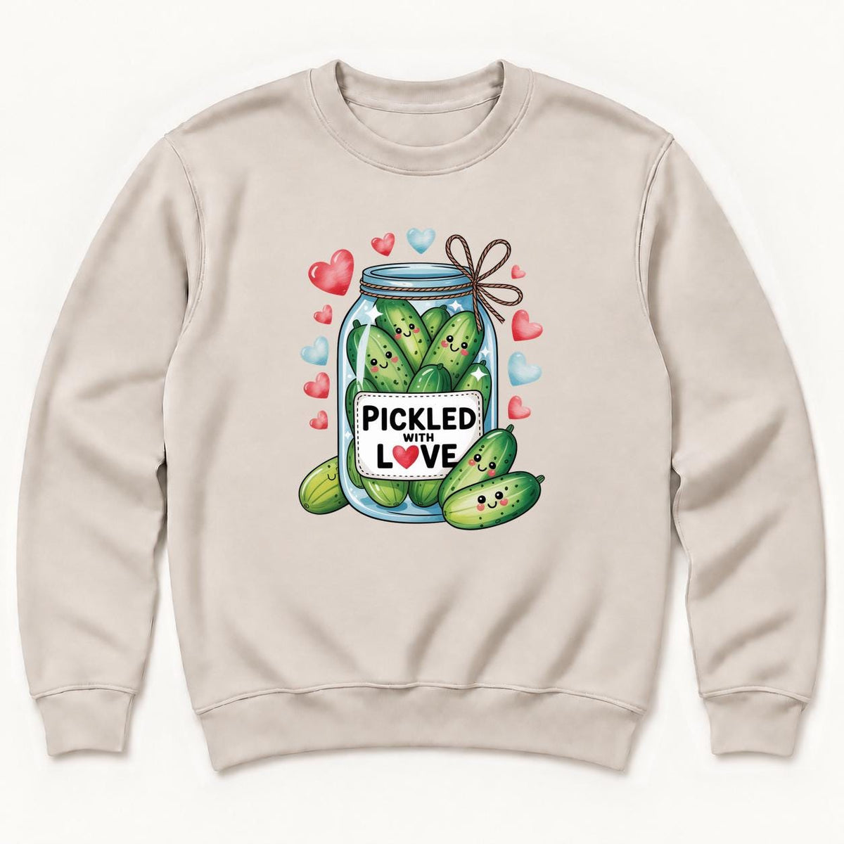 Pickled With Love — garment mockup or size chart