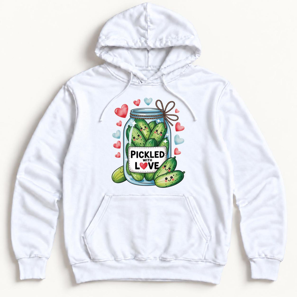 Pickled With Love — garment mockup or size chart